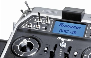 33028.77 Graupner mc-28 Sender - HoTT 2.4GHz Fernsteuerung 16 Kanäle